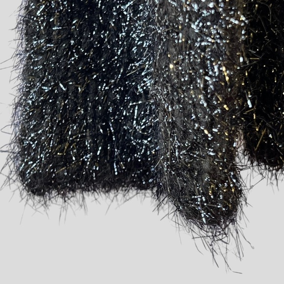 Liz Claiborne Women’s Sweater XL Black Metallic - Picture 6 of 12